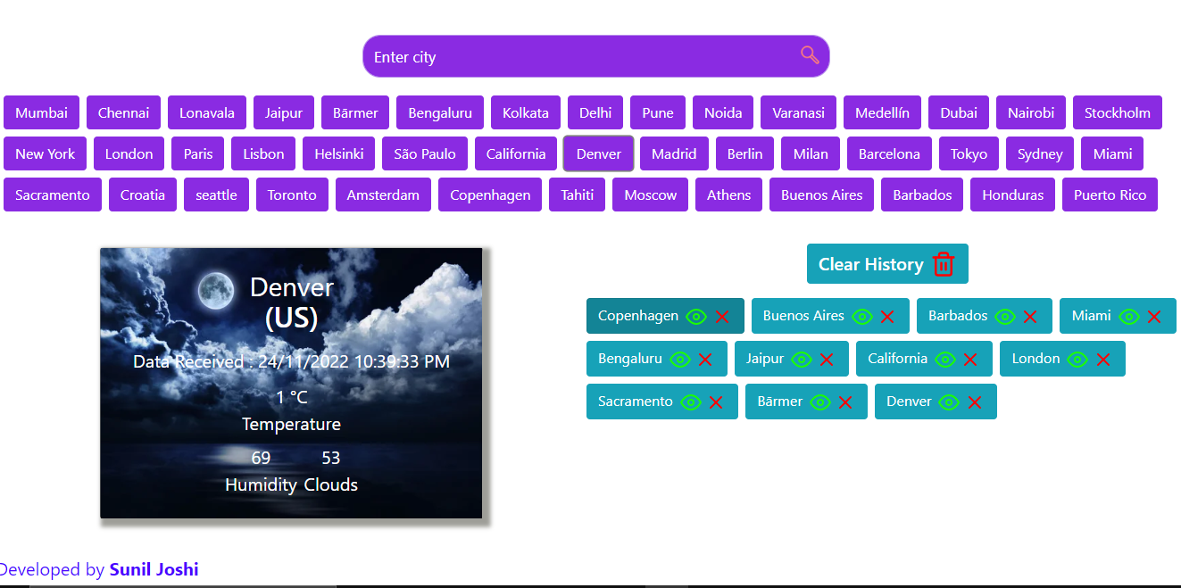 redux weather app